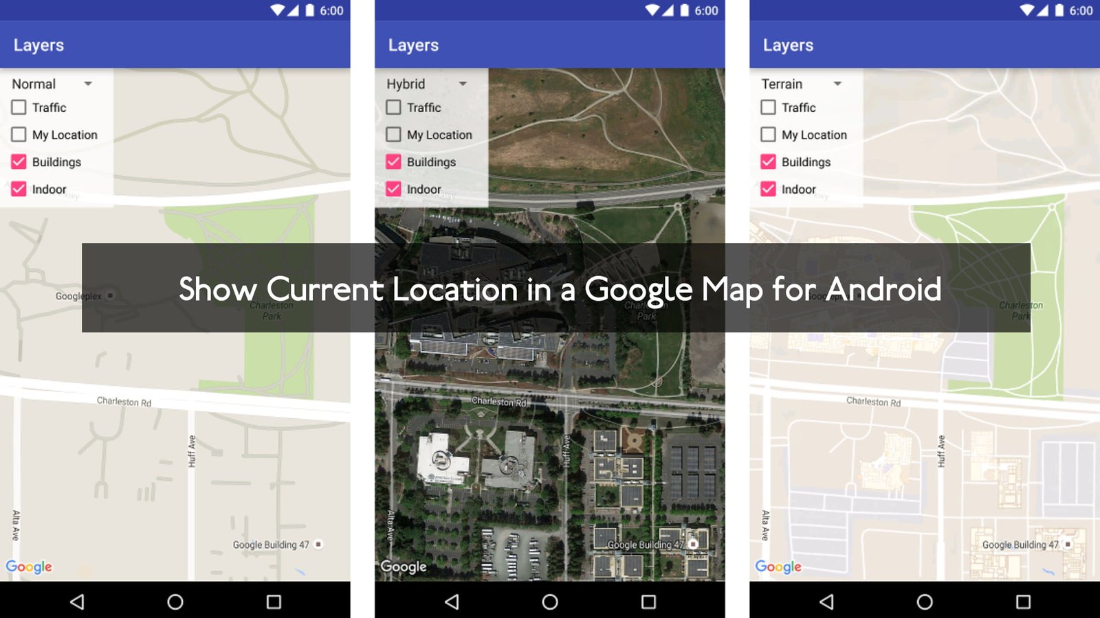 Show Current Location in a Google Map for Android