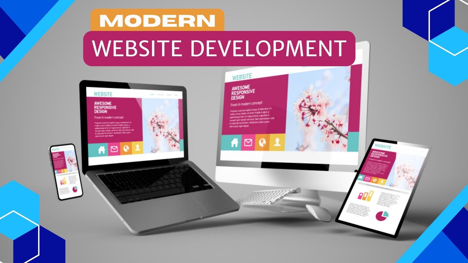 Modern Website Development 5 Modern Website Development